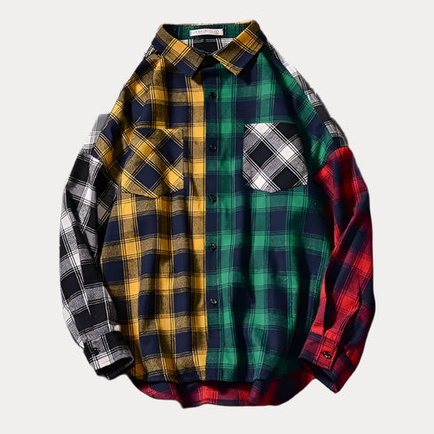 Men Plaid Shirt